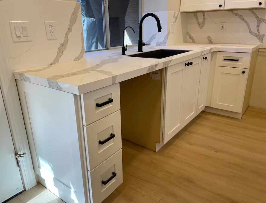 Finished interior remodel by Orange Cactus Remodeling in Chandler, AZ