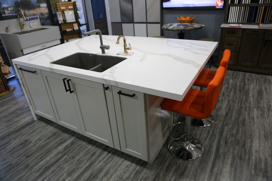 Inside the Orange Cactus Remodeling shop in Chandler, AZ