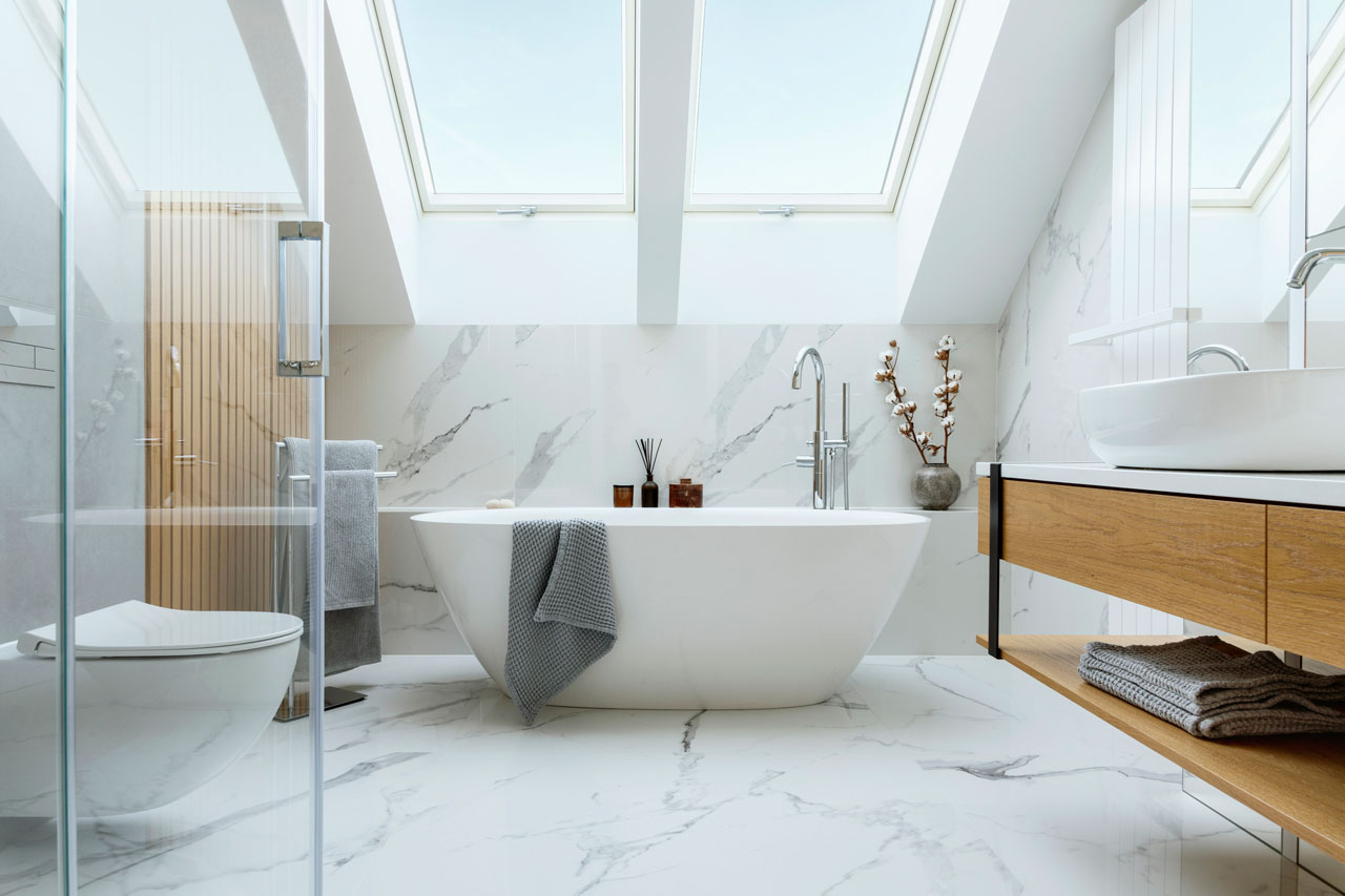 Walk-in shower conversion by Orange Cactus Remodeling