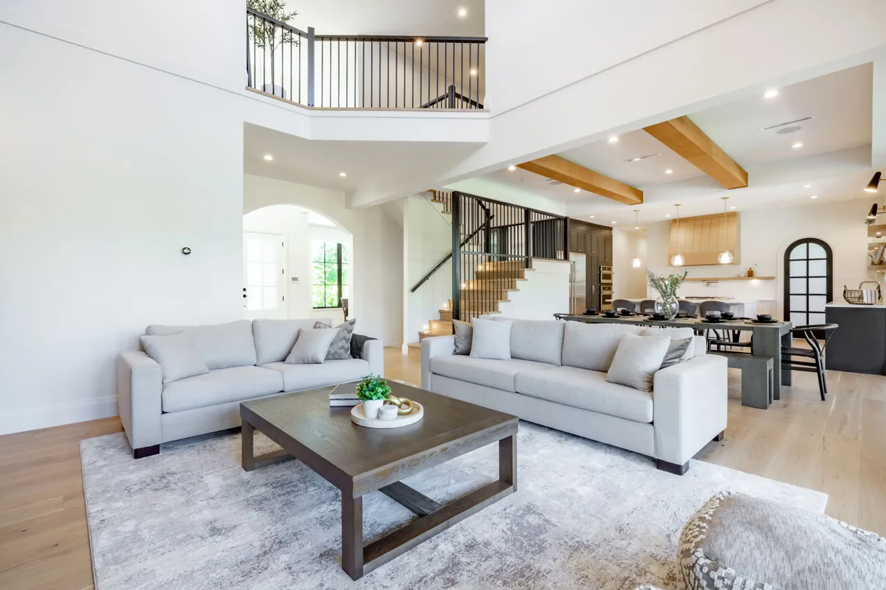 Whole home remodel with open living space and coordinated interior finishes in Chandler, AZ